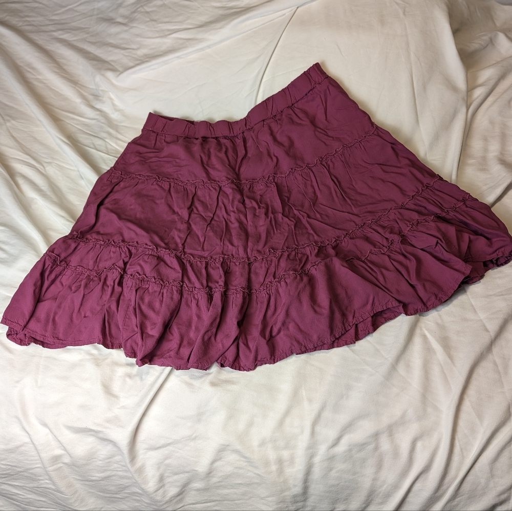 Loft size 4 purple skirt